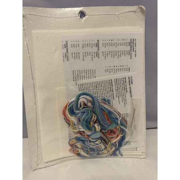 Designs For The Needle Counted Crosstitch Kit My Handprints NEW Leisure Arts - Picture 2 of 2